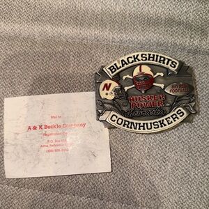A&K Buckle Company Vintage Husker Belt Buckle (Blackshirts)